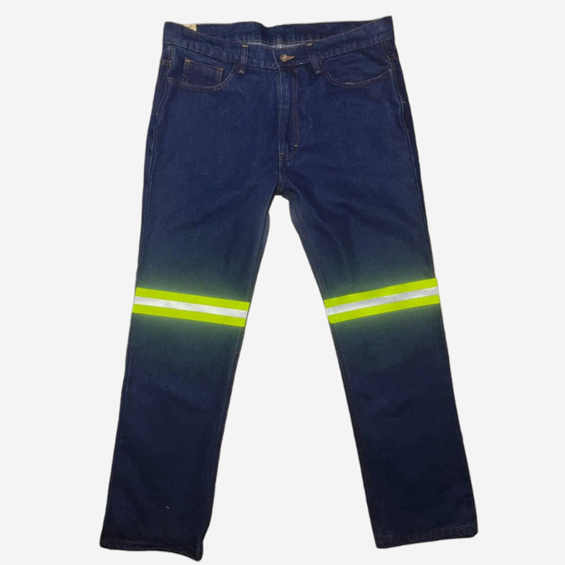 PANTALON MEZCLILLA CORTE RECTO DE TRABAJO