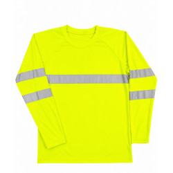 PLAYERA MANGA LARGA DOS COLORES